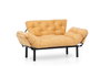 Atelier Del Sofa Nitta - Sofá-Cama de 2 Plazas Mostaza